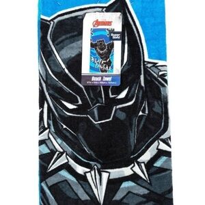 Marvel Black Panther Towel - Blue & Black